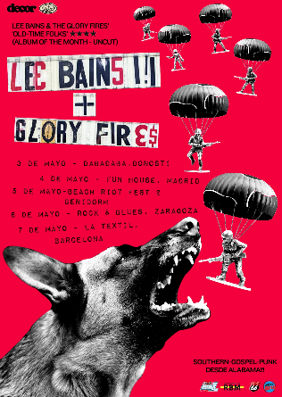 LEE BAINS III & THE GLORY FIRES en Barcelona 