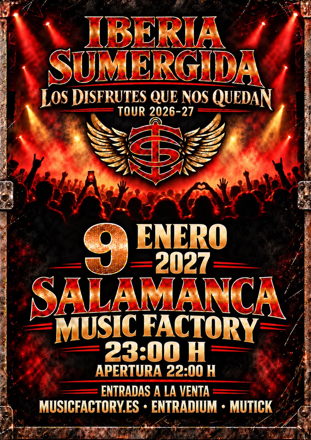 IBERIA SUMERGIDA - Tributo a Héroes del Silencio en Salamanca - Mutick