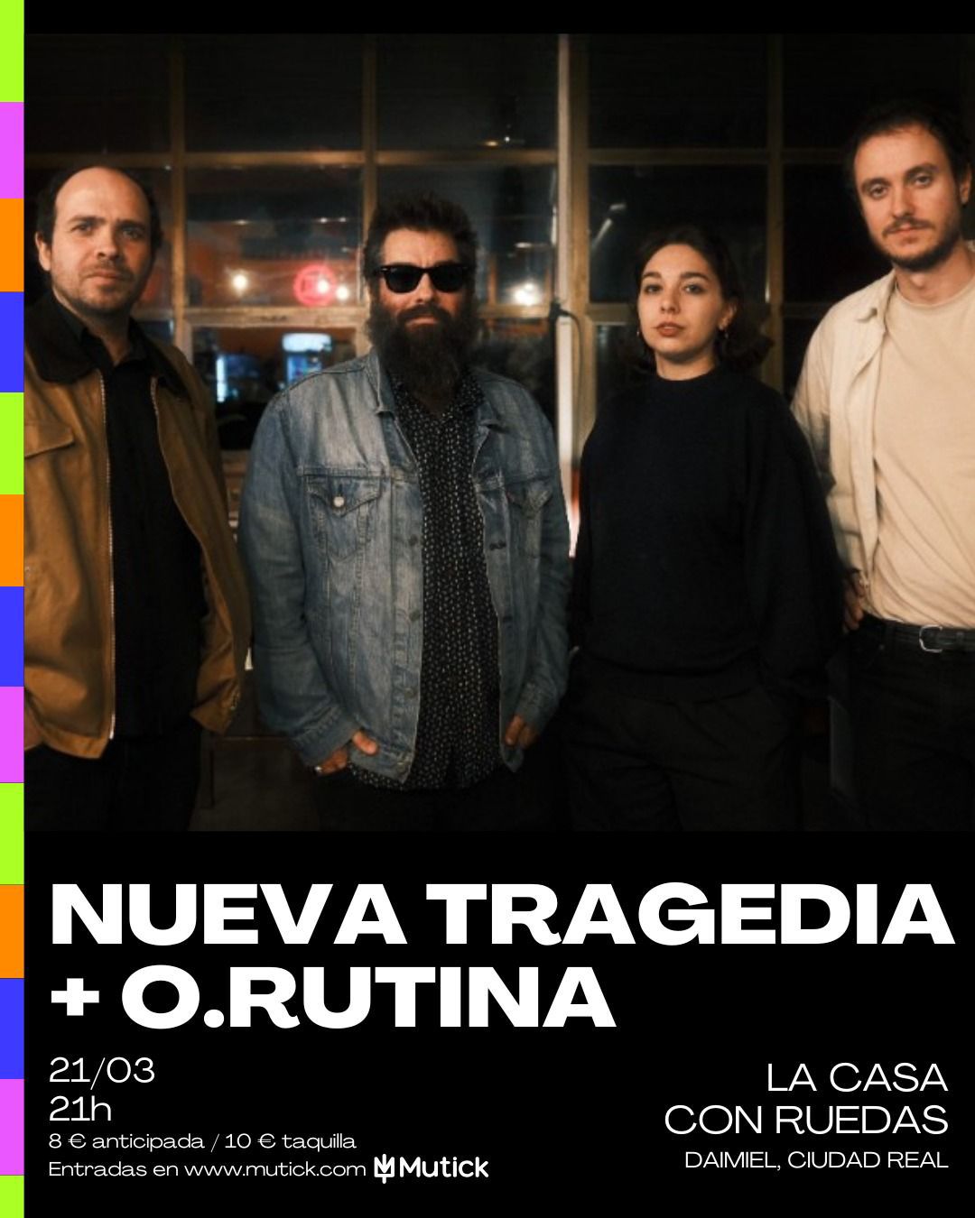 NUEVA TRAGEDIA + O. RUTINA en Daimiel Ciudad Real - Mutick