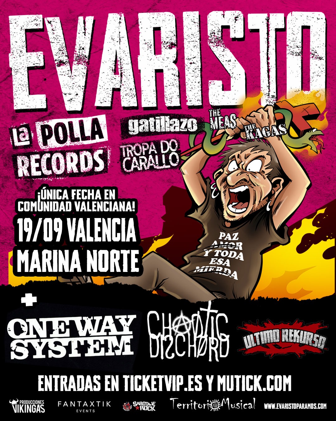 EVARISTO + Artistas Invitados en VALENCIA - Mutick