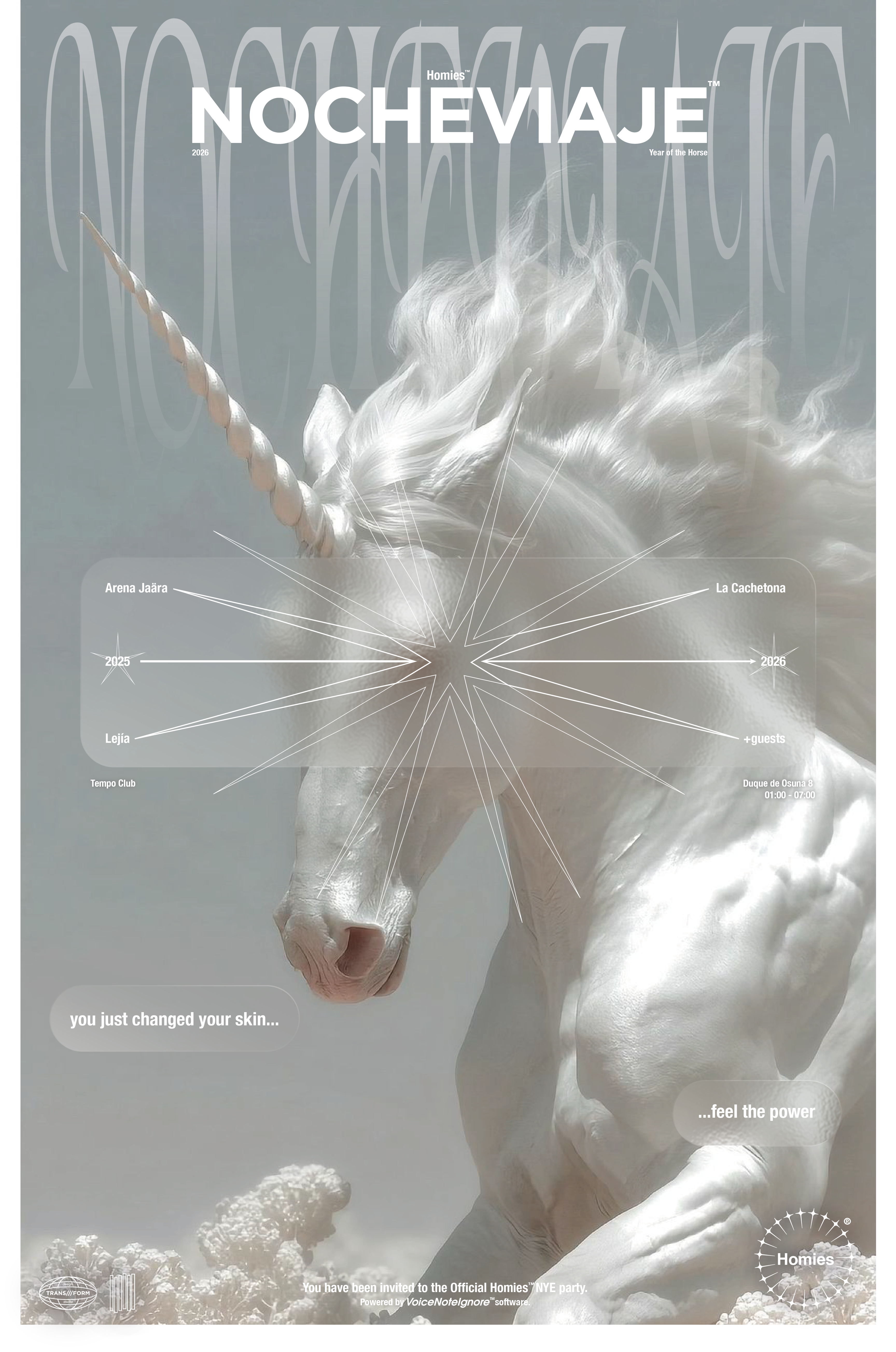 NOCHEVIAJE - Nochevieja en Tempo Club Madrid - Mutick