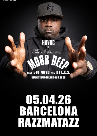 Mobb Deep (Havoc, Big Noyd & DJ L.E.S.) en Barcelona