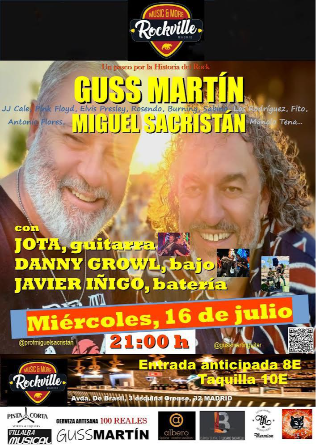 Guss Martín y Miguel Sacristán Reunion en Madrid