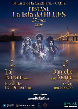 XXVII Festival La Isla del Blues en Candelaria Cádiz 2026 - 18 julio