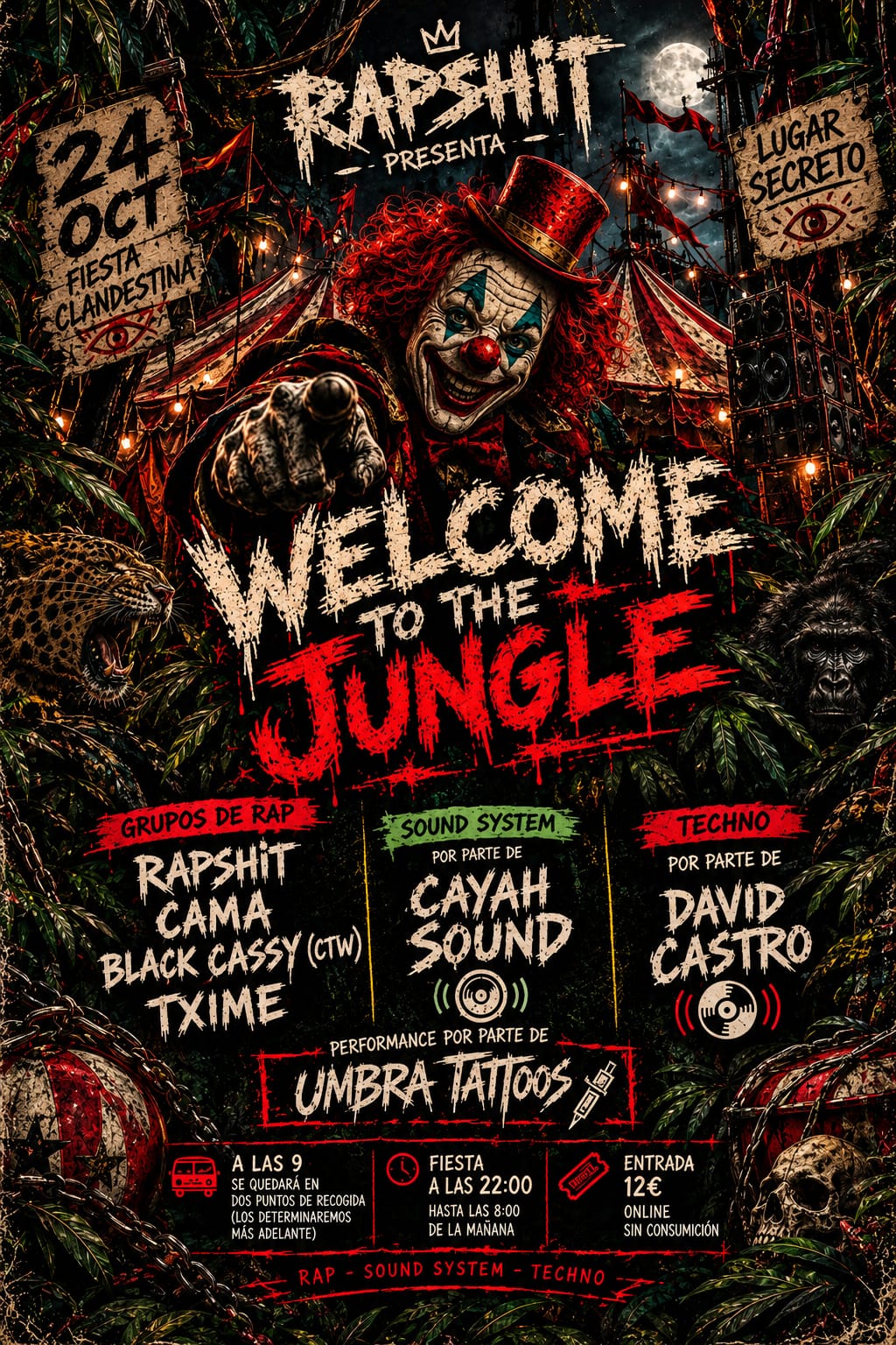 Welcome to the jungle en Vitoria - Lugar Secreto - Mutick