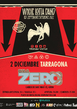 Whole Lotta Band - Tributo a Led Zeppelin Live Experience en Tarragona  