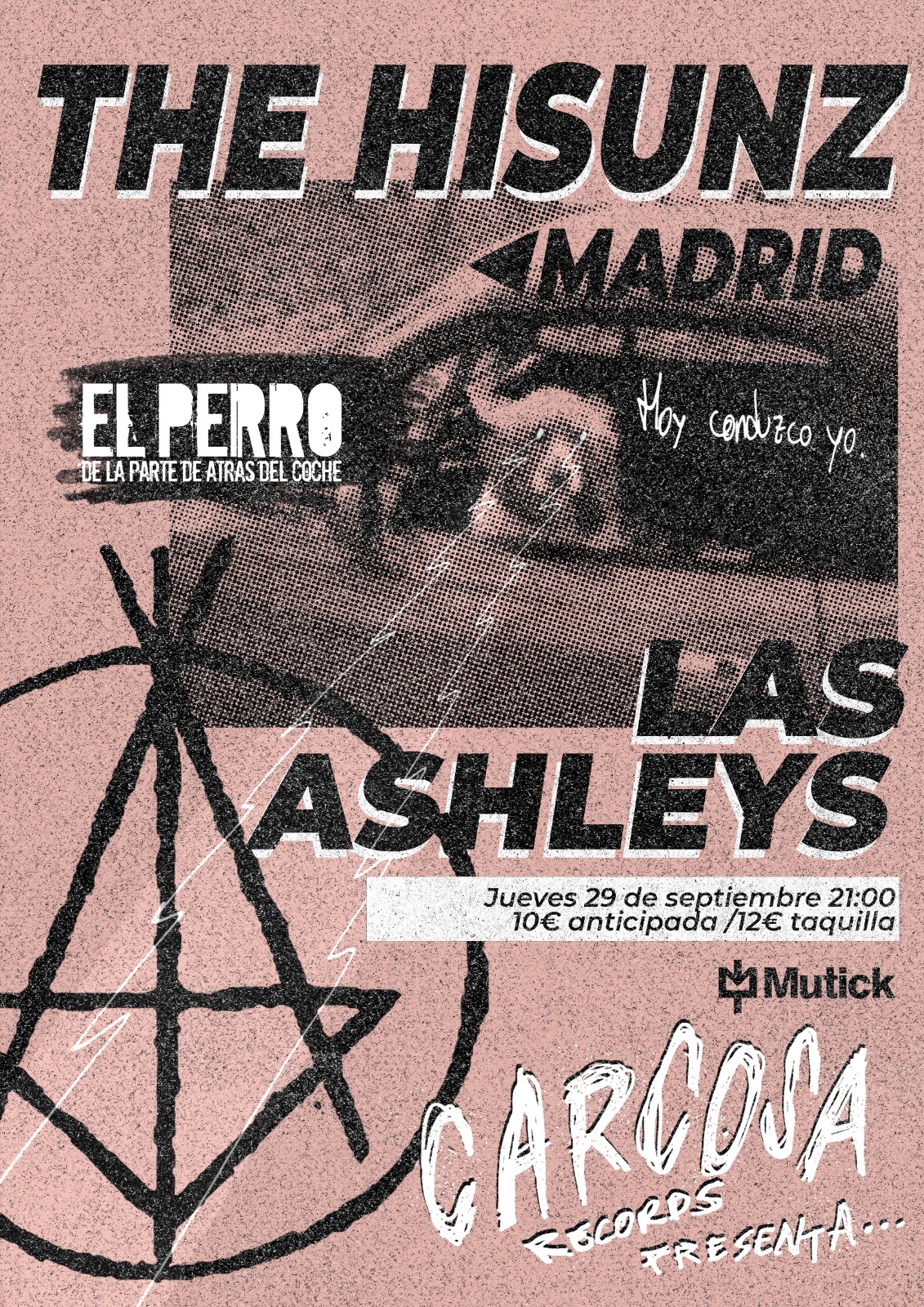 CARCOSA RECORDS presenta The Hisunz + Las Ashleys en Madrid - Mutick