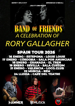 BAND of FRIENDS en Granada - Rory Gallagher Celebration