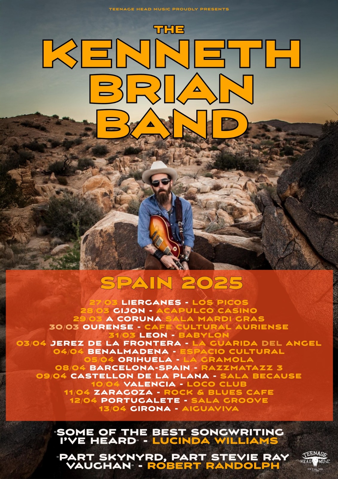 KENNETH BRIAN BAND (USA) en Jerez - Mutick