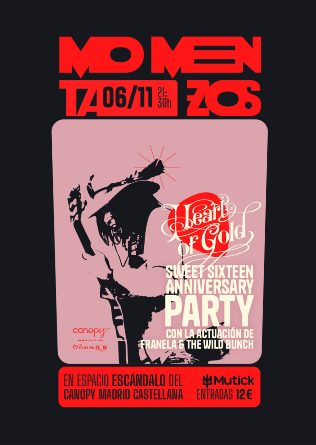 Momentazos: HEART OF GOLD SWEET SIXTEEN ANNIVERSARY PARTY en Madrid