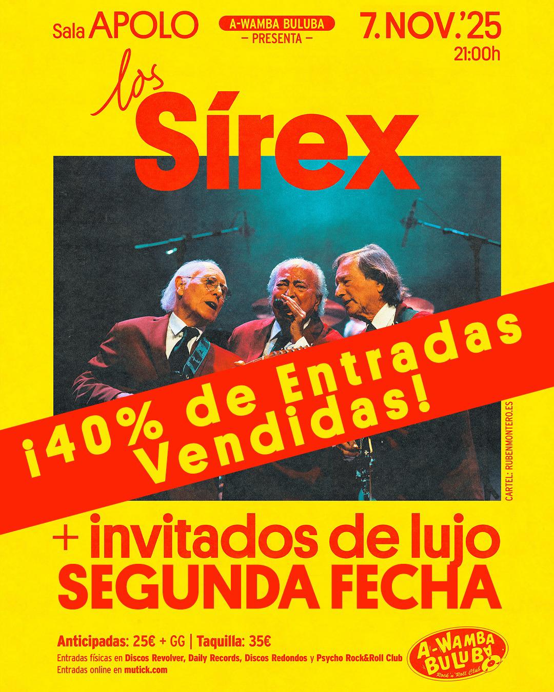LOS SIREX en Barcelona - TresC  2025 - Mutick