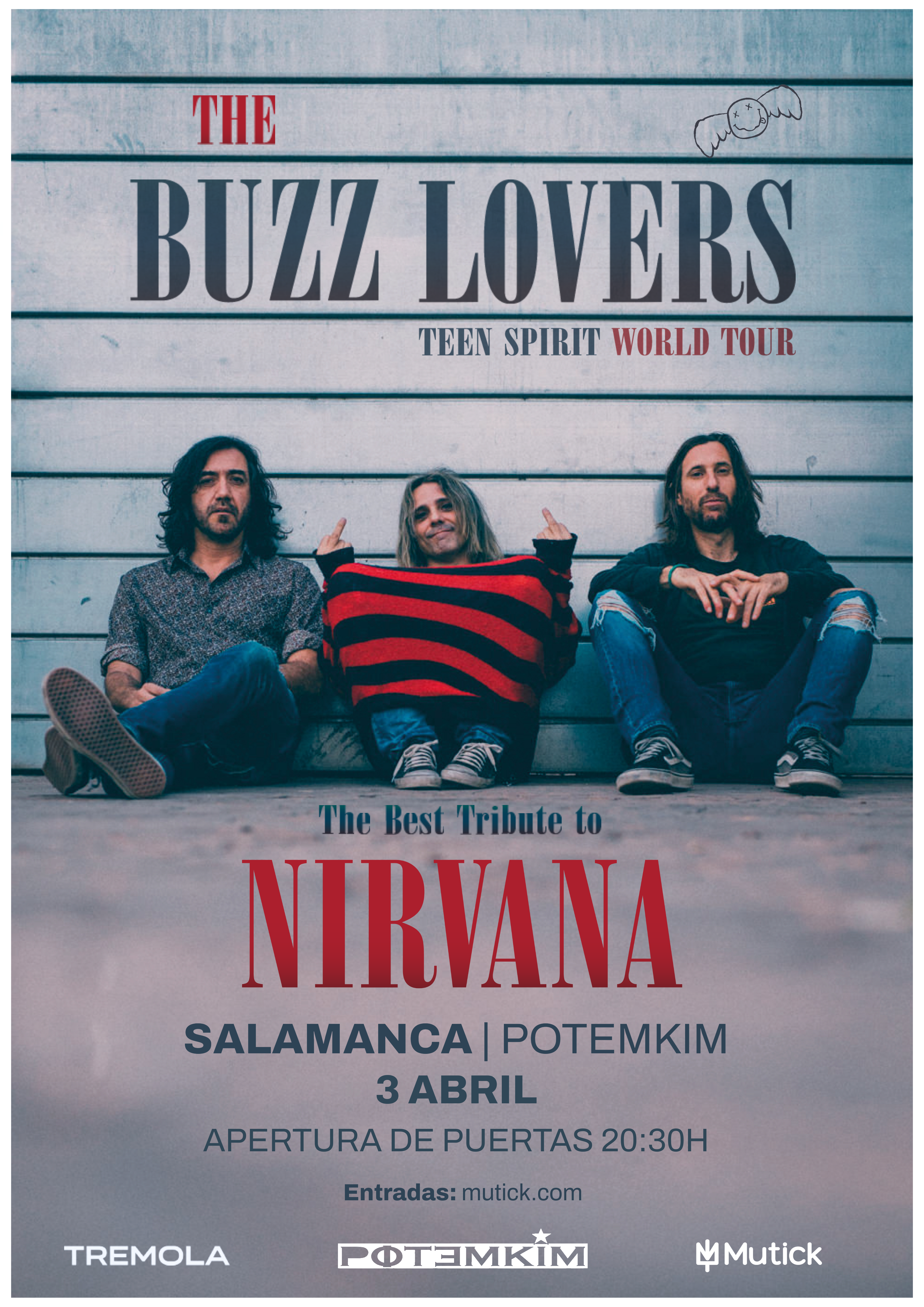 The BUZZ LOVERS en Salamanca - Tributo a NIRVANA - Mutick