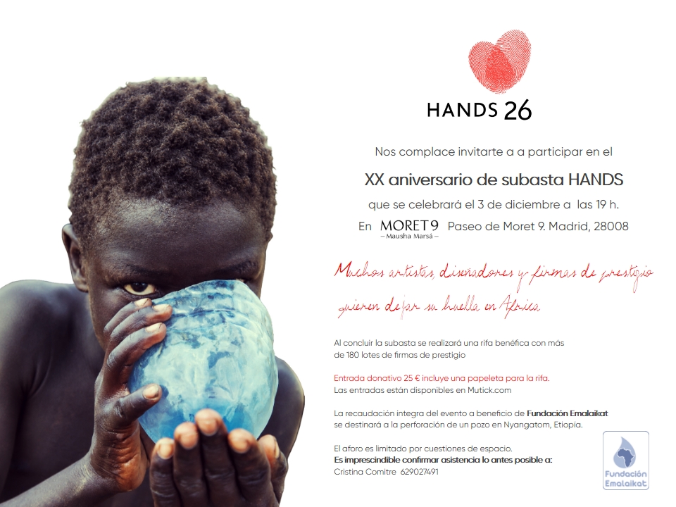 HANDS 26 - Subasta Ben&eacute;fica Emalaikat - Madrid - Mutick