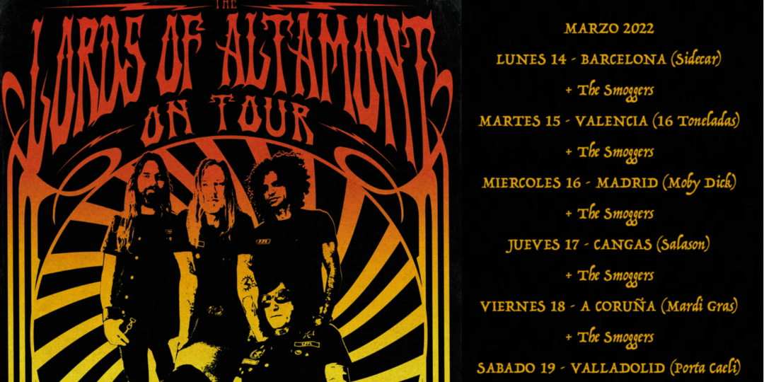 The Lords Of Altamont + The Smoggers en Barcelona