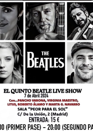 El Quinto Beatle Live Show - Pase 20h