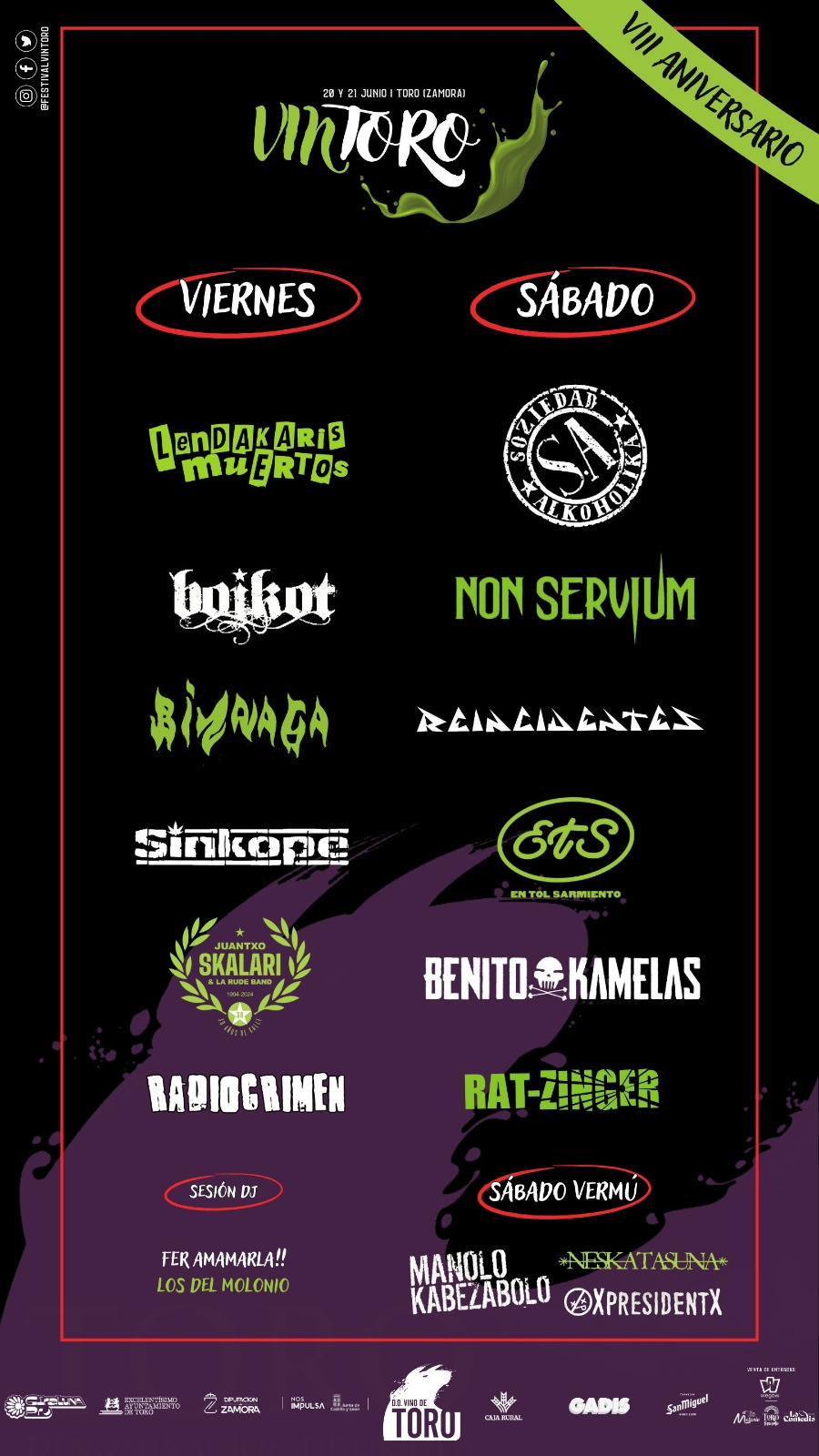 FESTIVAL VINTORO 2025 en Toro Zamora - Mutick