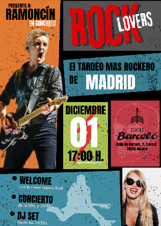 ROCKlovers presenta a RAMONCÍN en CONCIERTO