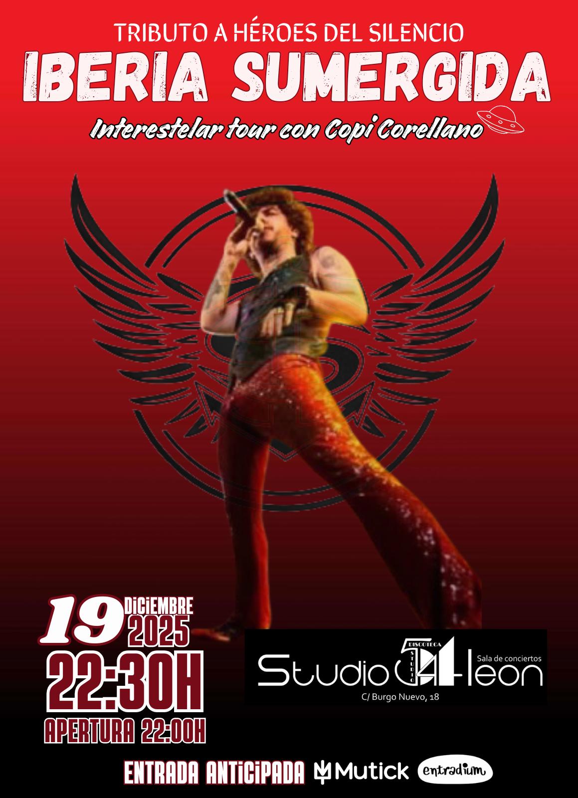 IBERIA SUMERGIDA - Tributo a Héroes del Silencio en León - Mutick