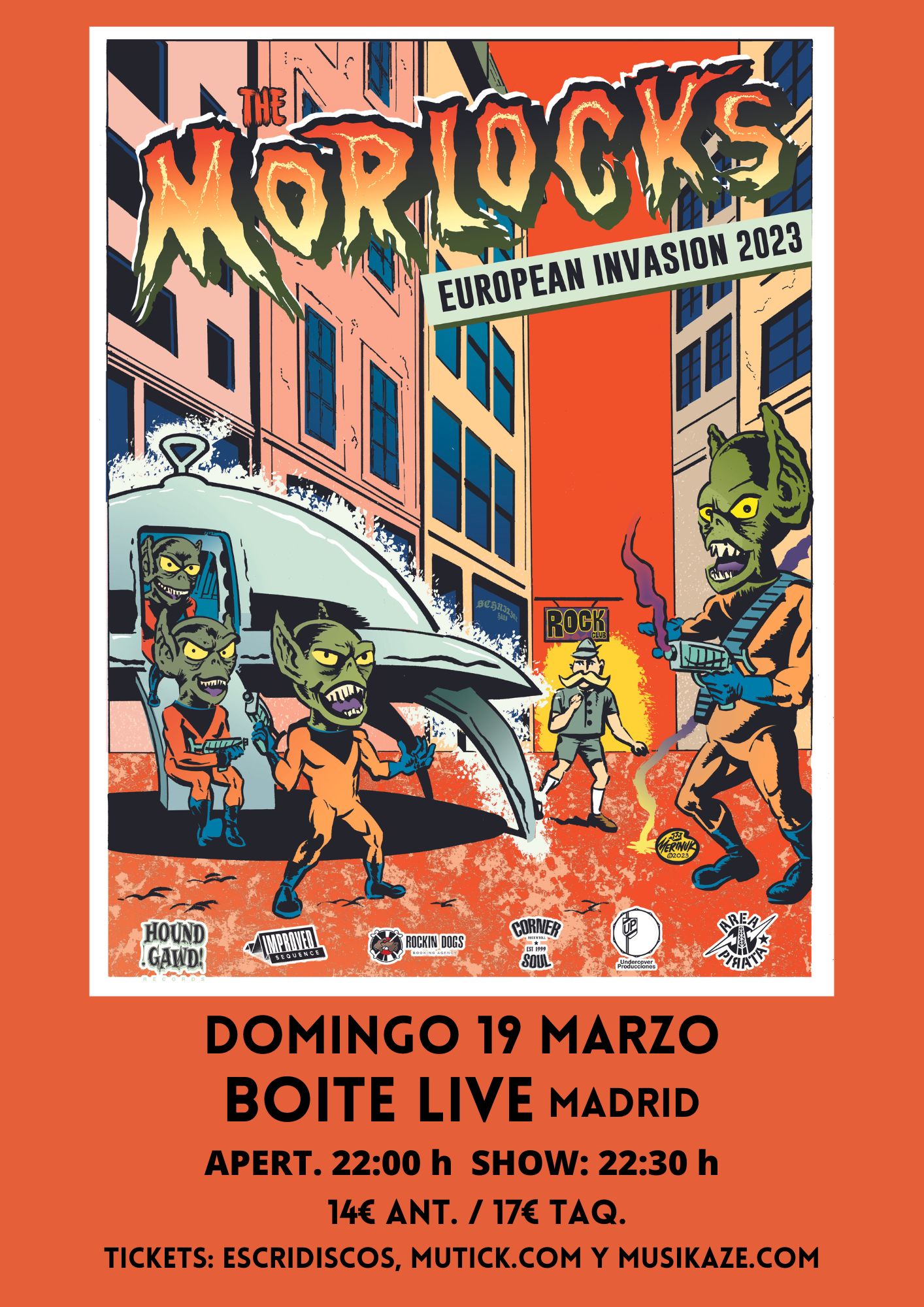 THE MORLOCKS (USA) en Madrid  - Mutick