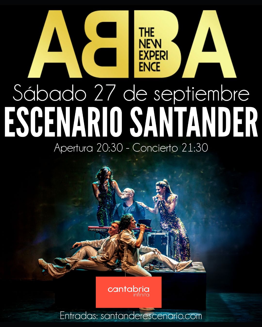 ABBA - The New Experience tributo en Escenario Santander - Cantabria - Mutick