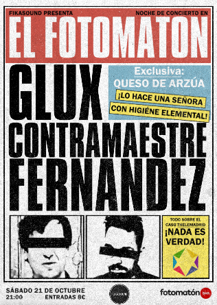 GLUX + CONTRAMAESTRE FERNÁNDEZ en Madrid