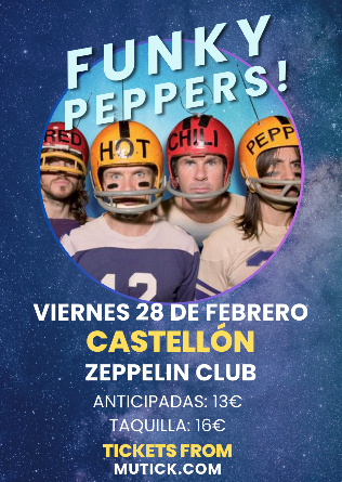 FUNKY PEPPERS TRIBUTO A RED HOT en Castellón