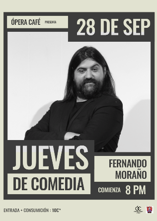 Noche de comedia con Fernando Moraño en Oviedo