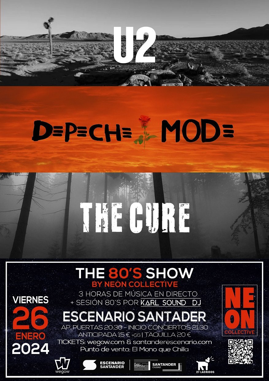 The 80´s Show by Neon Collective en Escenario Santander - Cantabria   - Mutick