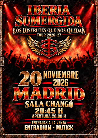 IBERIA SUMERGIDA - Tributo a Héroes del Silencio en Madrid