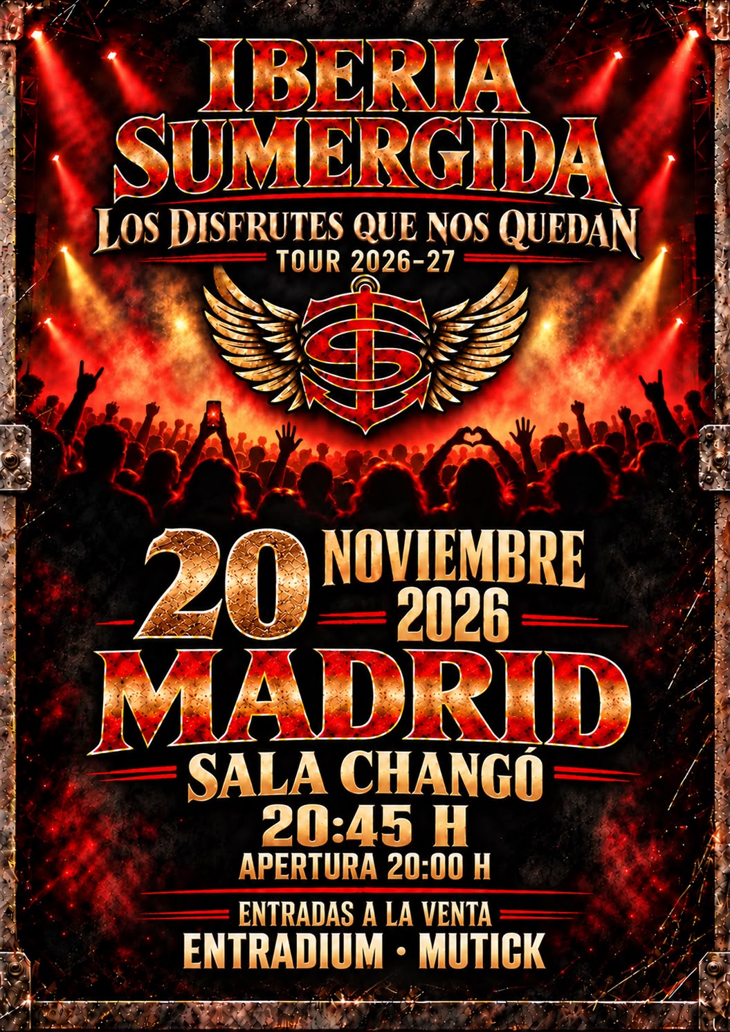 IBERIA SUMERGIDA - Tributo a Héroes del Silencio en Madrid - Mutick