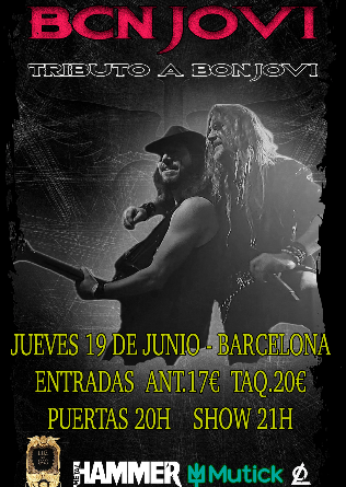 BCN JOVI tributo a BON JOVI en Barcelona