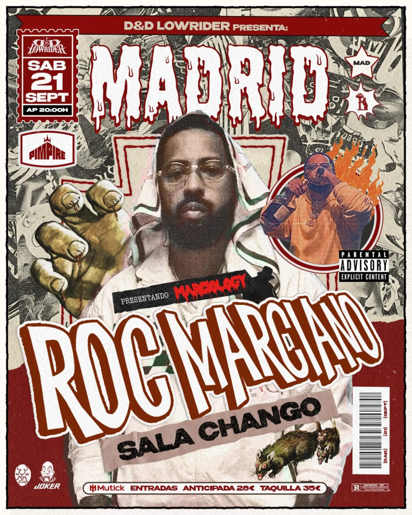 ROC MARCIANO (USA) en Madrid - AGOTADAS - Mutick