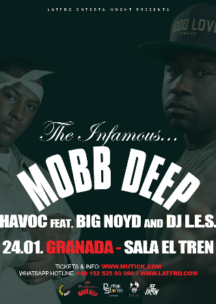 MOBB DEEP (USA) feat. Havoc, Big Noyd & DJ L.E.S en Granada