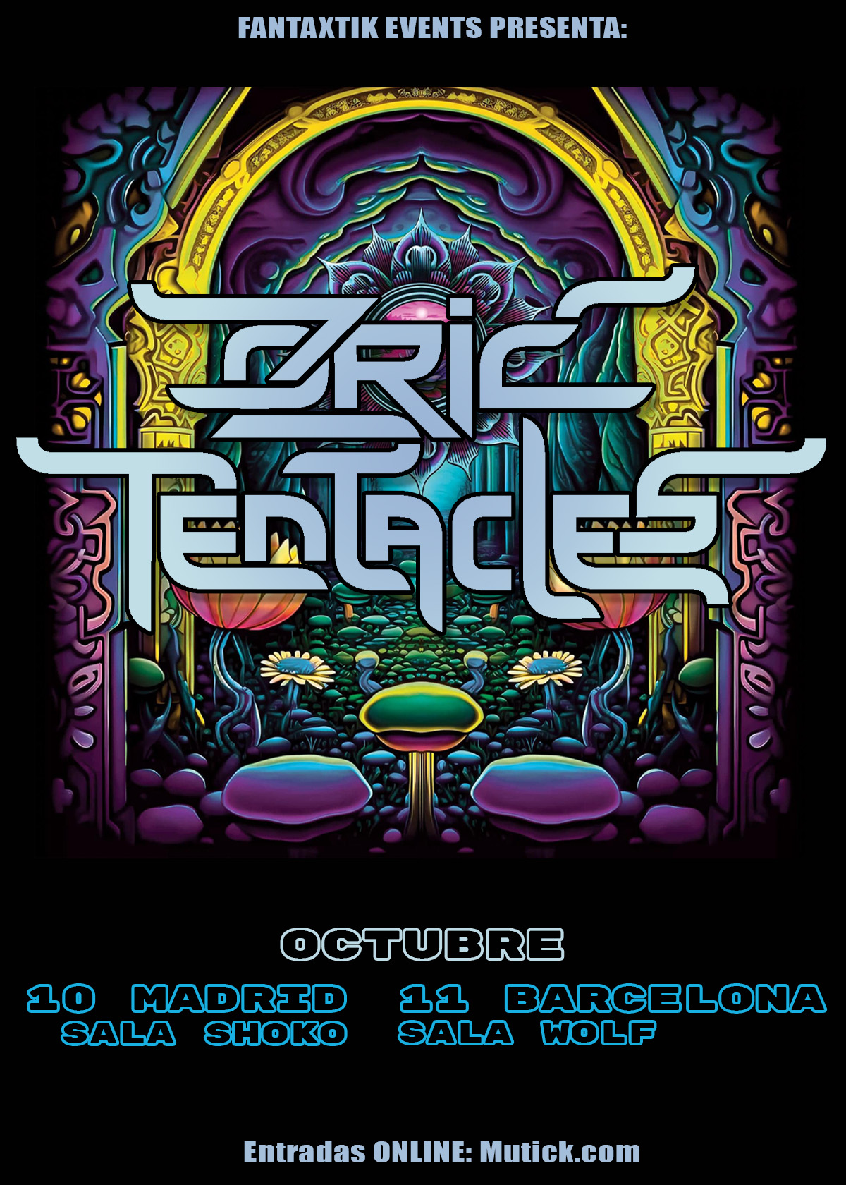 OZRIC TENTACLES (UK) en Barcelona - Mutick