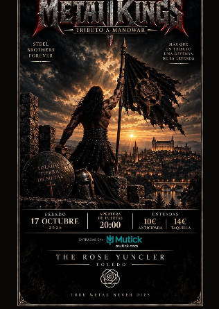 Tributo a Manowar en The Rose Yuncler Toledo
