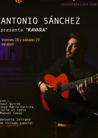 AC RECOLETOS: ANTONIO SÁNCHEZ presenta 'Kavara' en Madrid - S. 29 abr.