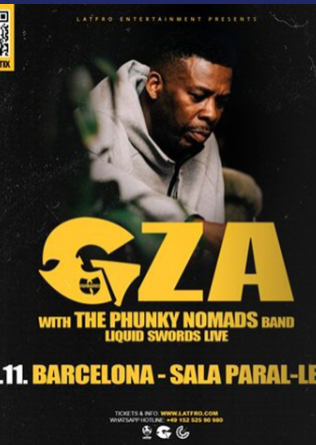 GZA & The Phunky Nomads en Barcelona