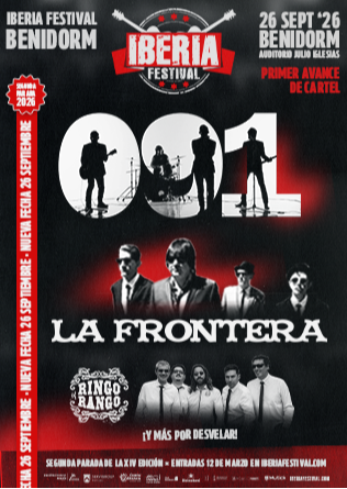 IBERIA FESTIVAL 2026 en Benidorm - SEPTIEMBRE