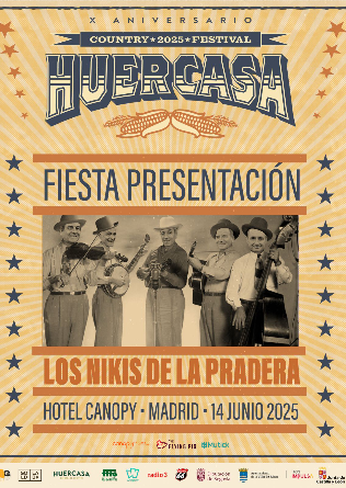 MomentaZos: FIESTA PRESENTACION HUERCASA COUNTRY FESTIVAL 25 en Madrid