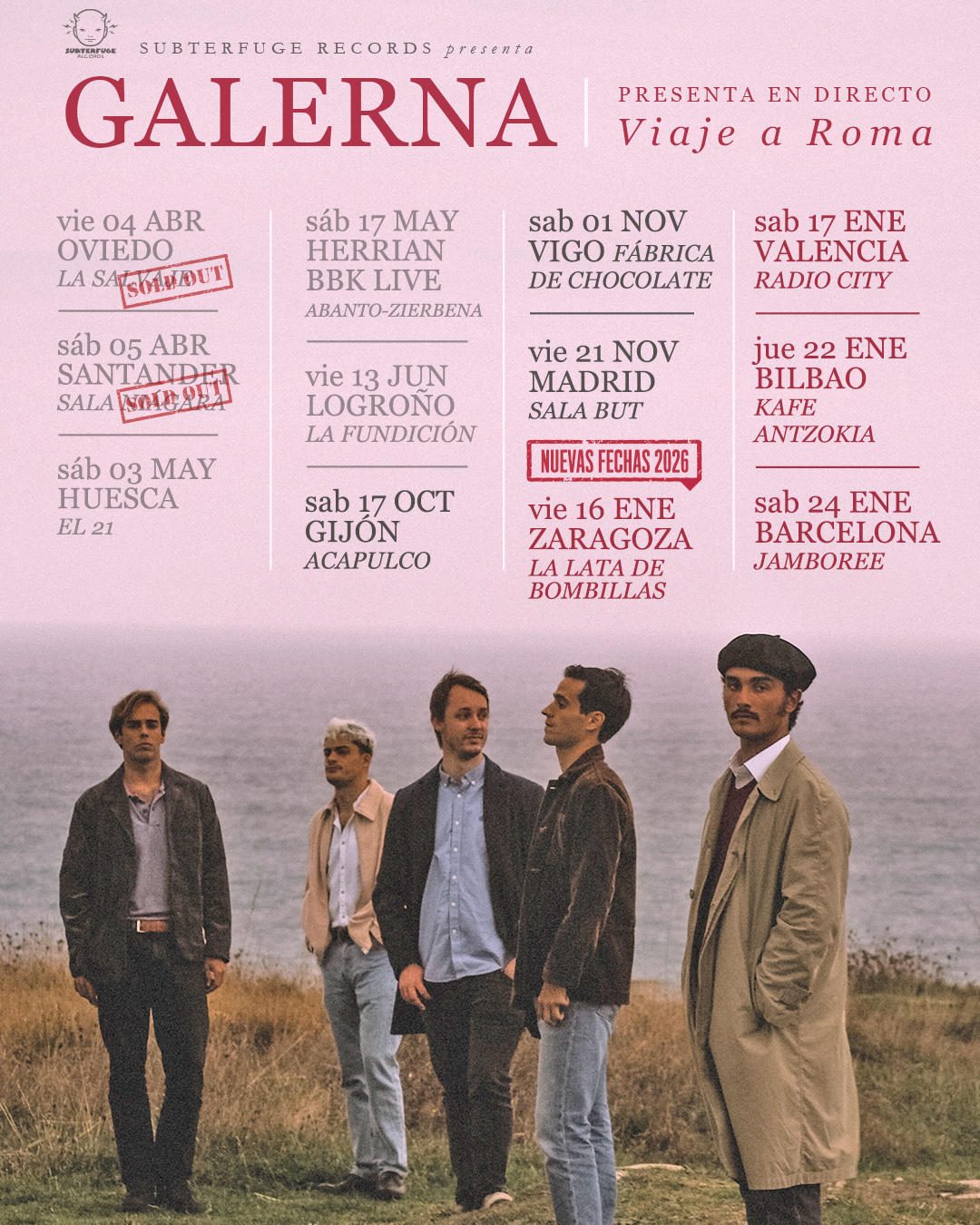 GALERNA + Querido (showcase) en Vigo - Mutick