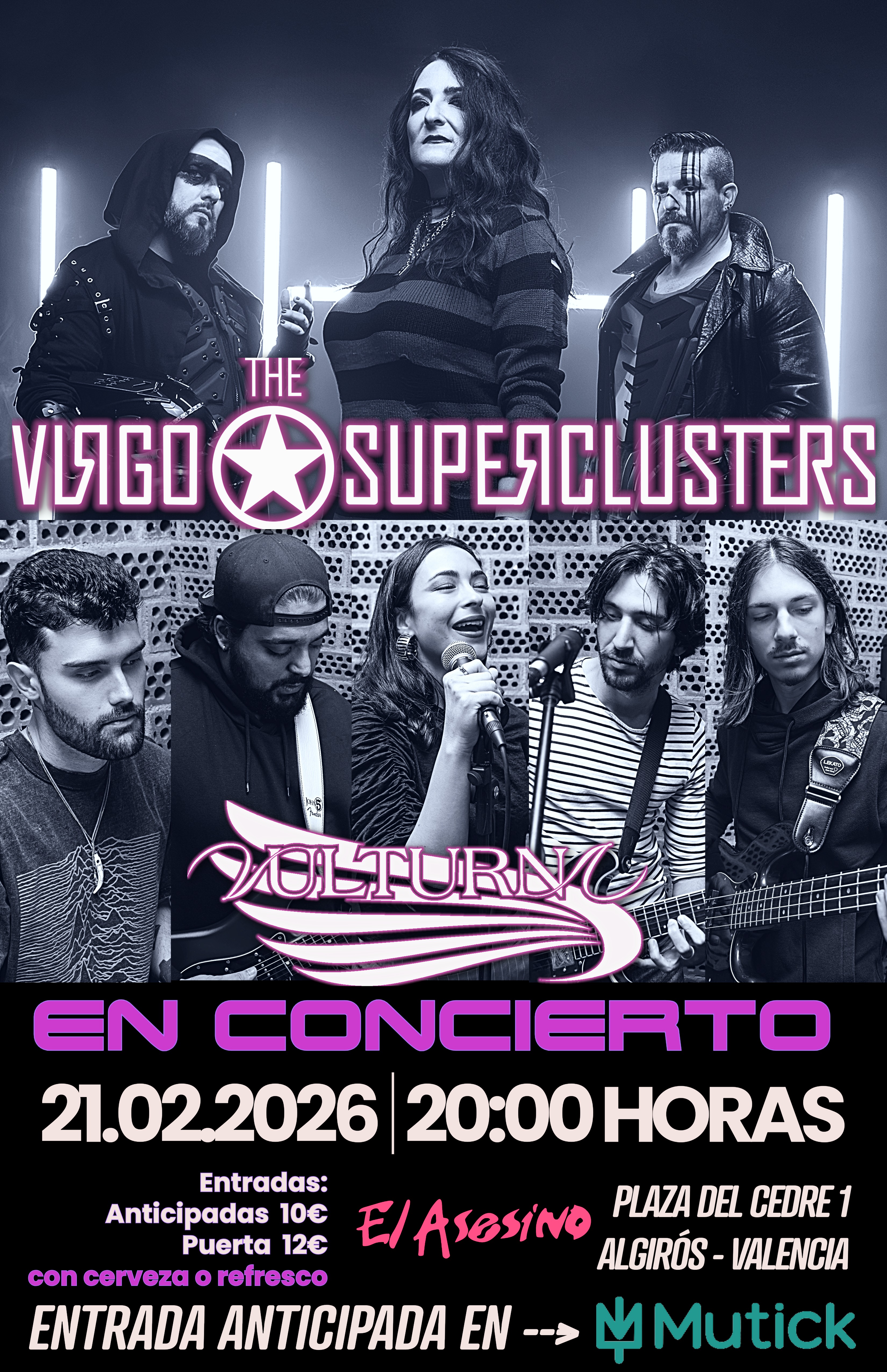 The Virgo Superclusters + Vulturna en Valencia - Mutick