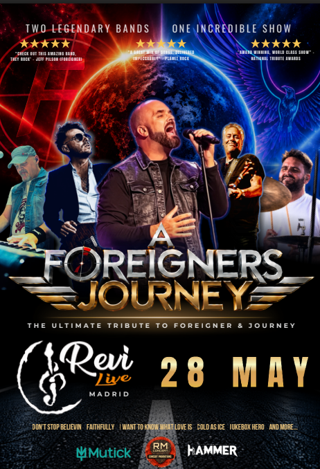 A FOREIGNERS JOURNEY (UK) Tributo en Madrid - Mutick