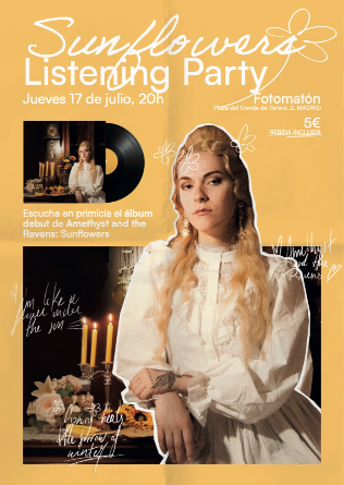 LISTENING PARTY - AMETHYST AND THE RAVENS Madrid