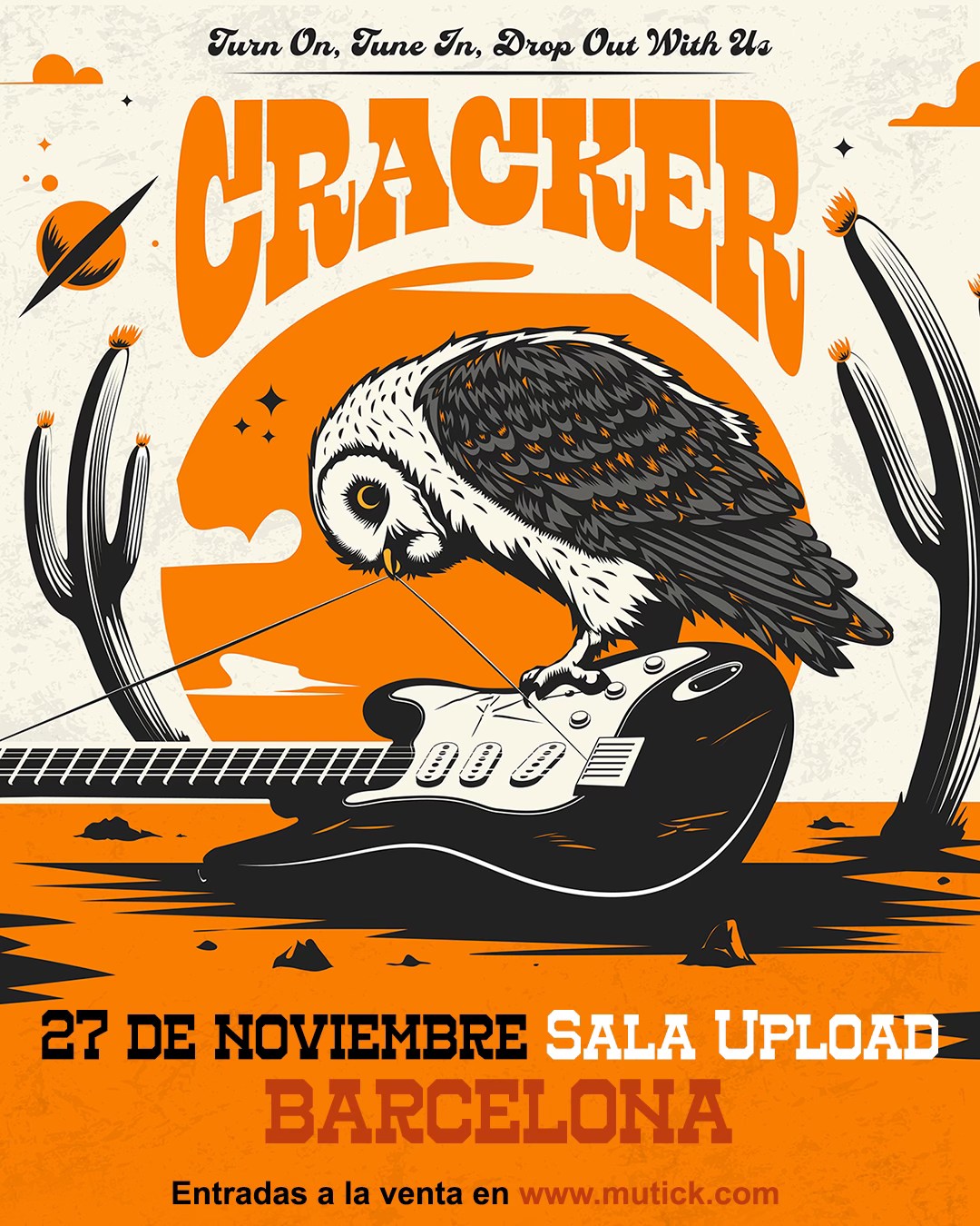 CRACKER (USA) en Barcelona - Mutick