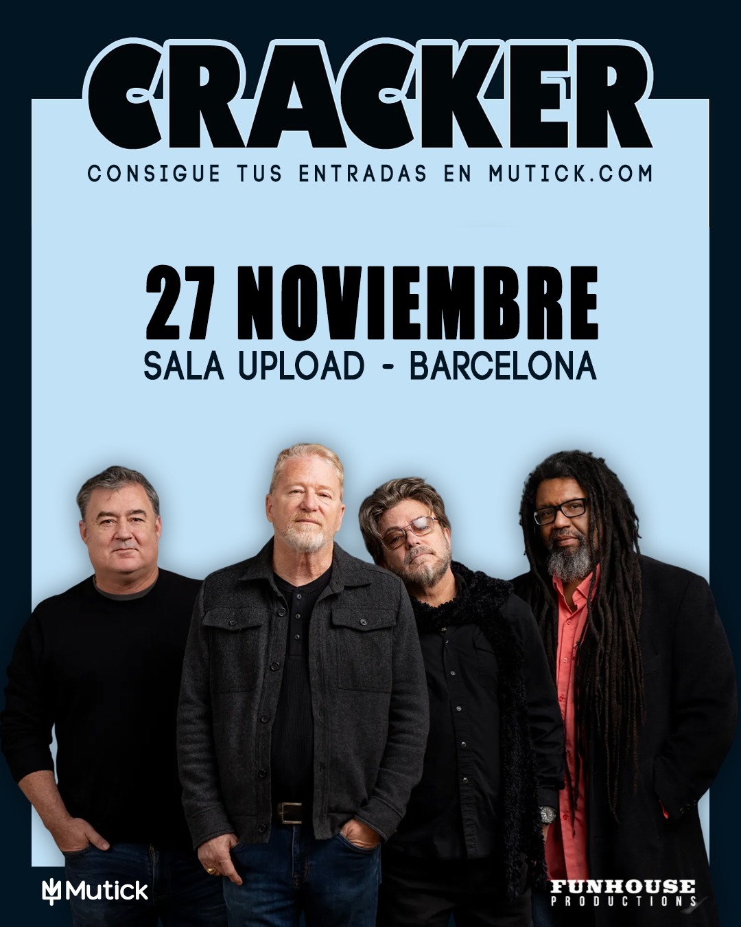 CRACKER (USA) en Barcelona - Mutick