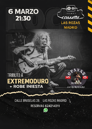 So Payaso - Tributo a Extremoduro y Robe en Madrid - 6 MARZO