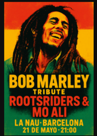 ROOTSRIDERS feat Mo Ali - Tributo a Bob Marley en Barcelona