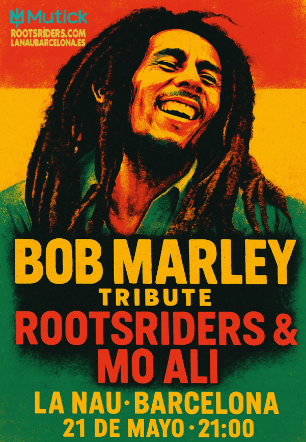ROOTSRIDERS feat Mo Ali - Tributo a Bob Marley en Barcelona - Mutick