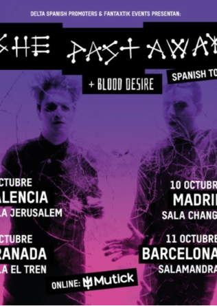 SHE PAST AWAY + Blood Desire en Barcelona