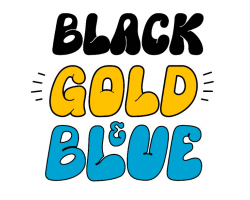 Black, Gold and Blue Promotions.